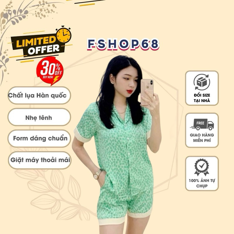 Bộ Lụa Chính Hãng MIALUCI, BPWM8 Chất Lụa Mềm Mại Mặc Mát Dễ Chịu Hàng Cam Kết Loại Chuẩn -  Fshop68