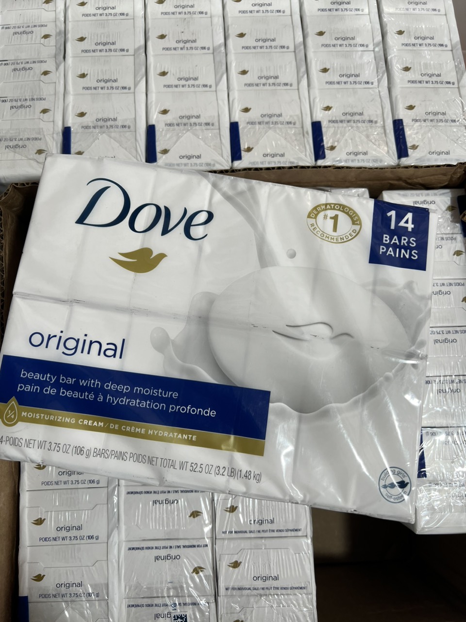 HÀNG MỸ 1000% Xà bông cục Dove Dove Original Beauty Bar - 106gr