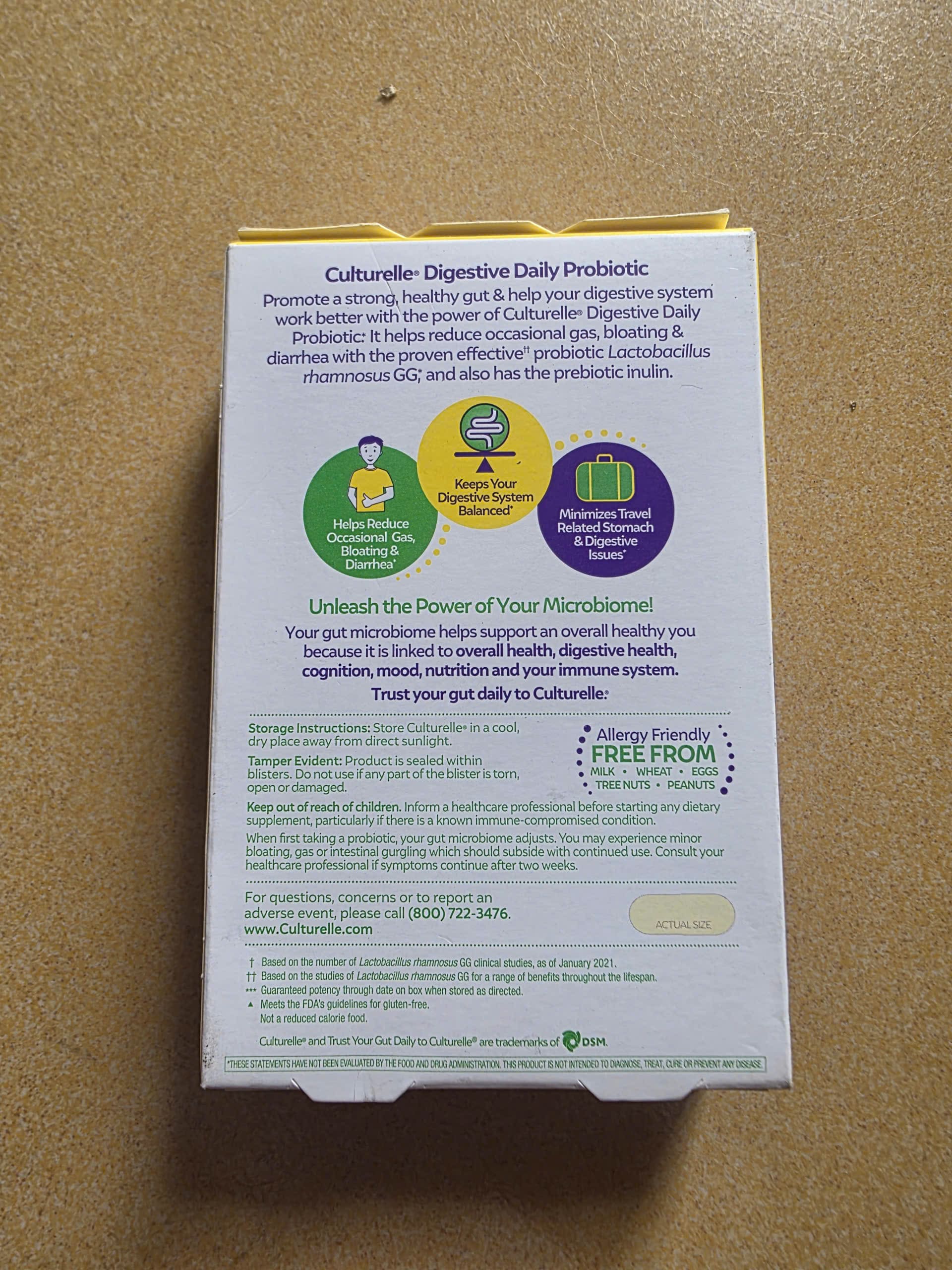 [CHÍNH HÃNG MỸ] Men Vi Sinh Culturelle Digestive Daily Probiotic – Hỗ Trợ Hệ Tiêu Hóa Khỏe Mạnh (30 Viên)