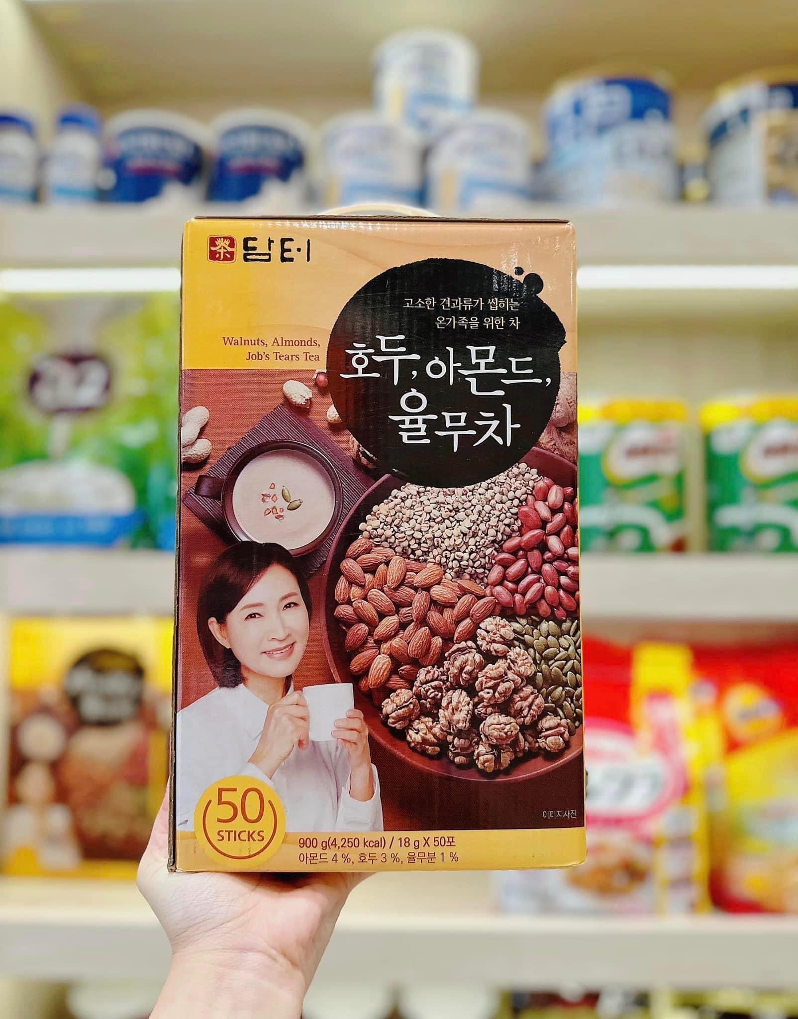 [HỘP 50 GÓI] Ngũ Cốc DAMTUH 5 LOẠI ĐẬU Truyền Thống 900g - Hàn Quốc