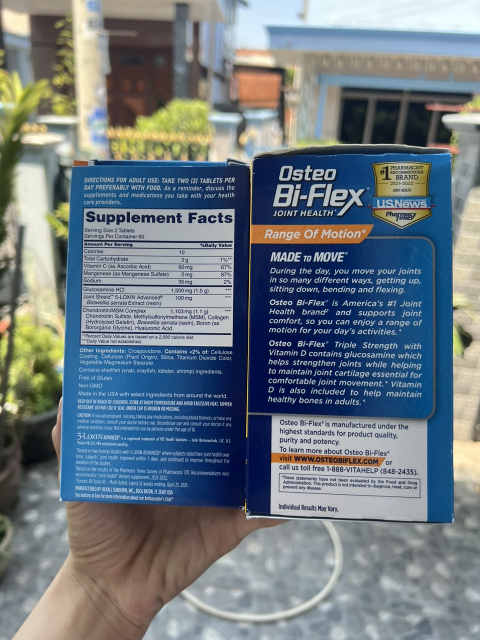 Viên uống bồi bổ sụn khớp Osteo Bi-Flex Triple Strength +Vitamin D 120 viên