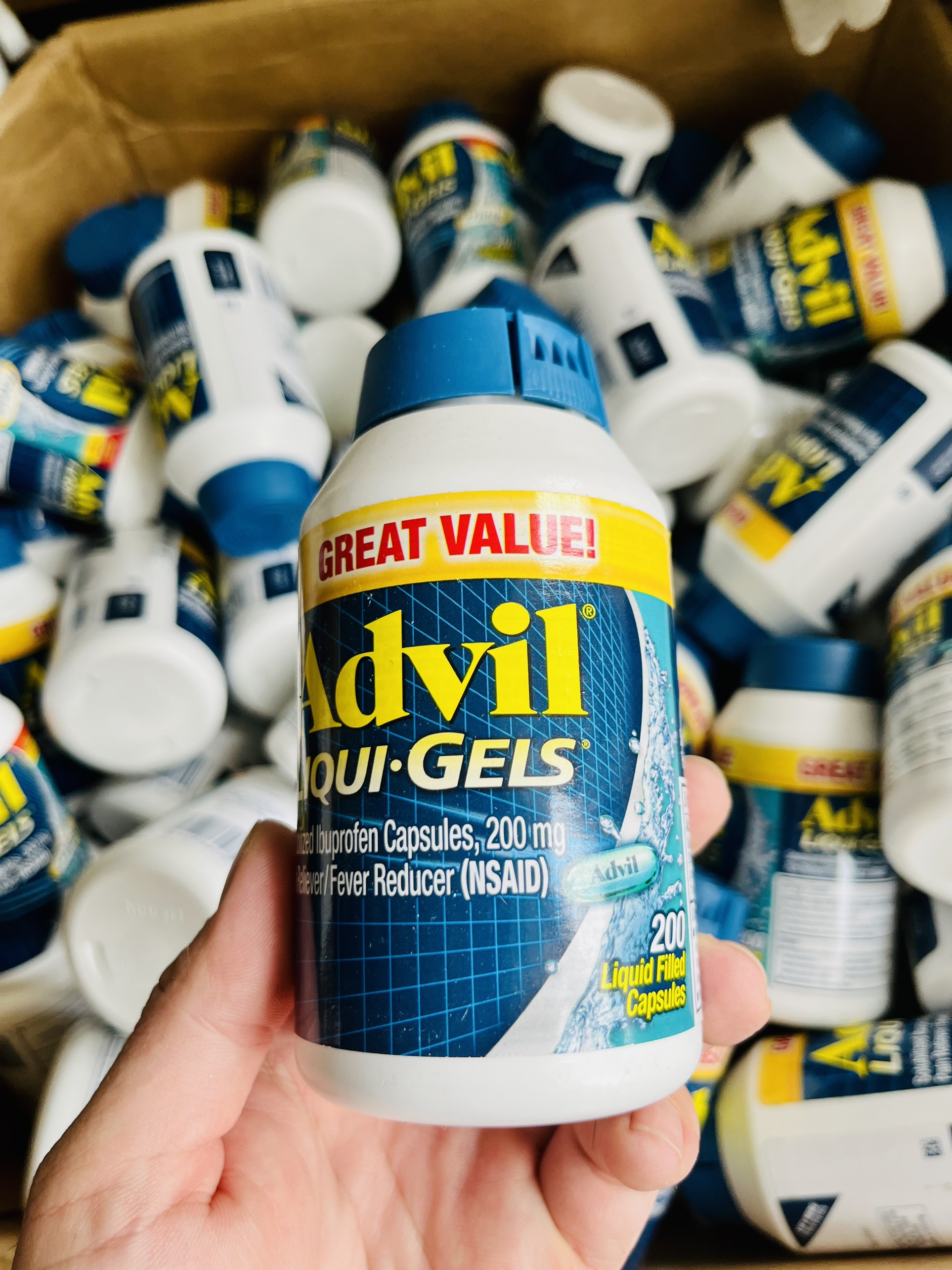 Viên giảm đau hạ sốt Advil Liqui Liqui-Gels 160 Viên của Mỹ