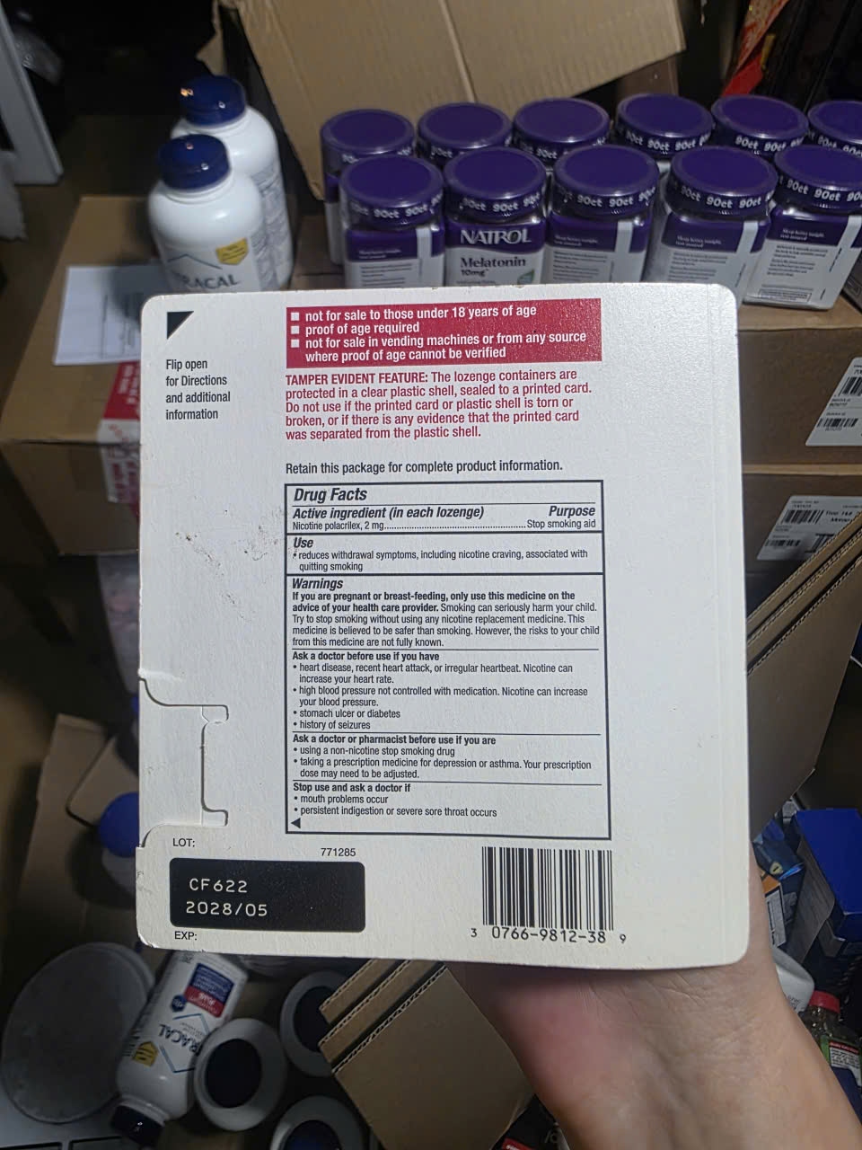 VIÊN NGẬM HỖ TRỢ CAI THUỐC LÁ NICORETTE LOZENGE 2MG VỊ BẠC HÀ HỘP 80 VIÊN CỦA MỸ