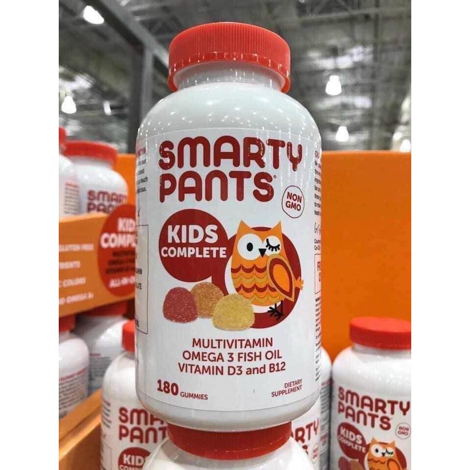(9/25) Kẹo cú Hộp 180 viên Smarty Pants Kid cho bé của Mỹ