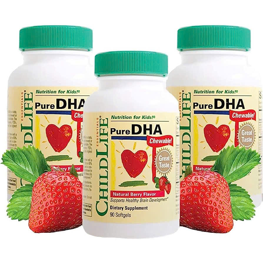 VIÊN NHAI BỔ SUNG DHA TINH KHIẾT CHILDLIFE ESSENTIALS PURE DHA LOẠI 90 VIÊN CỦA MỸ
