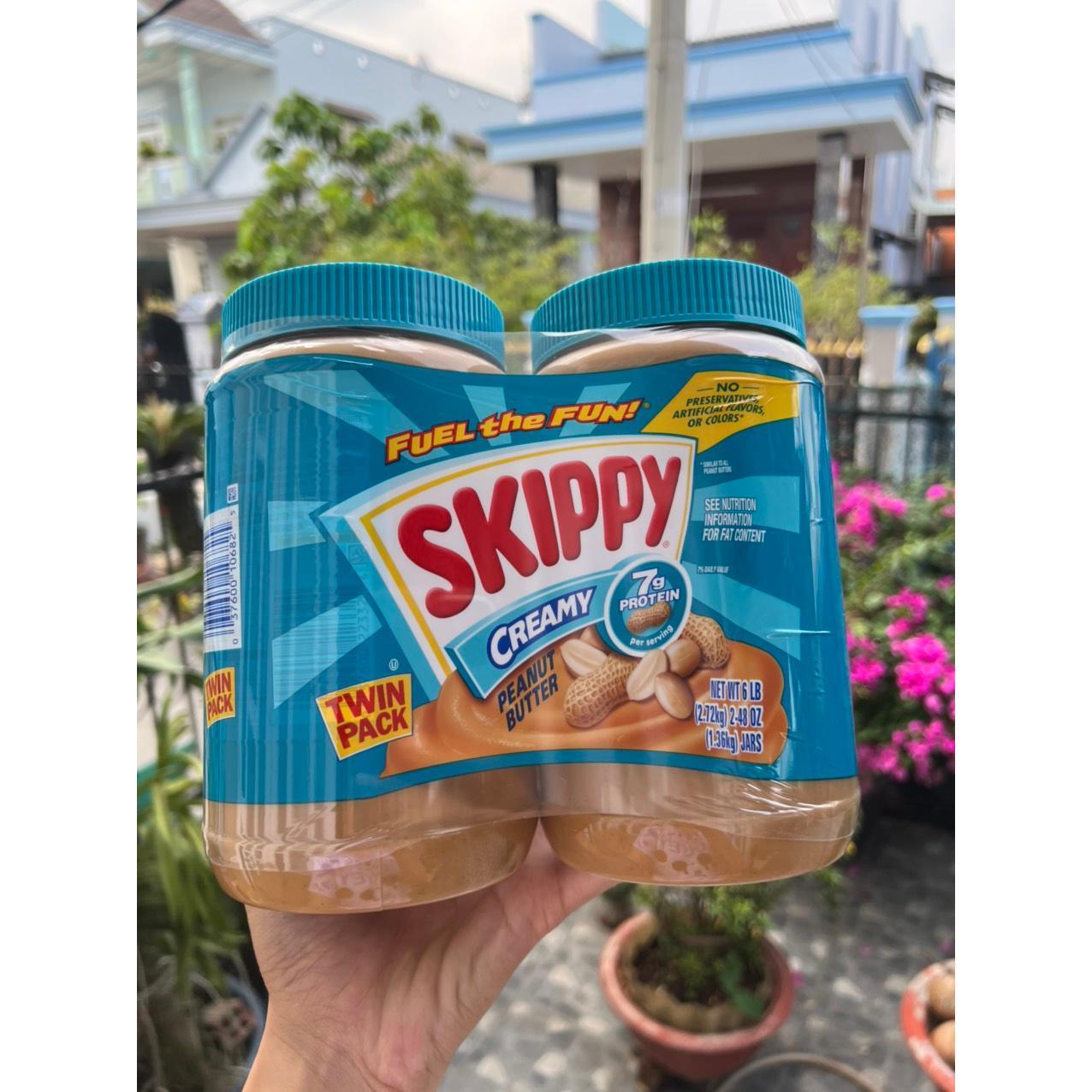 Bơ đậu Phộng Skippy Creamy Mịn 1.36kg - Mỹ USA