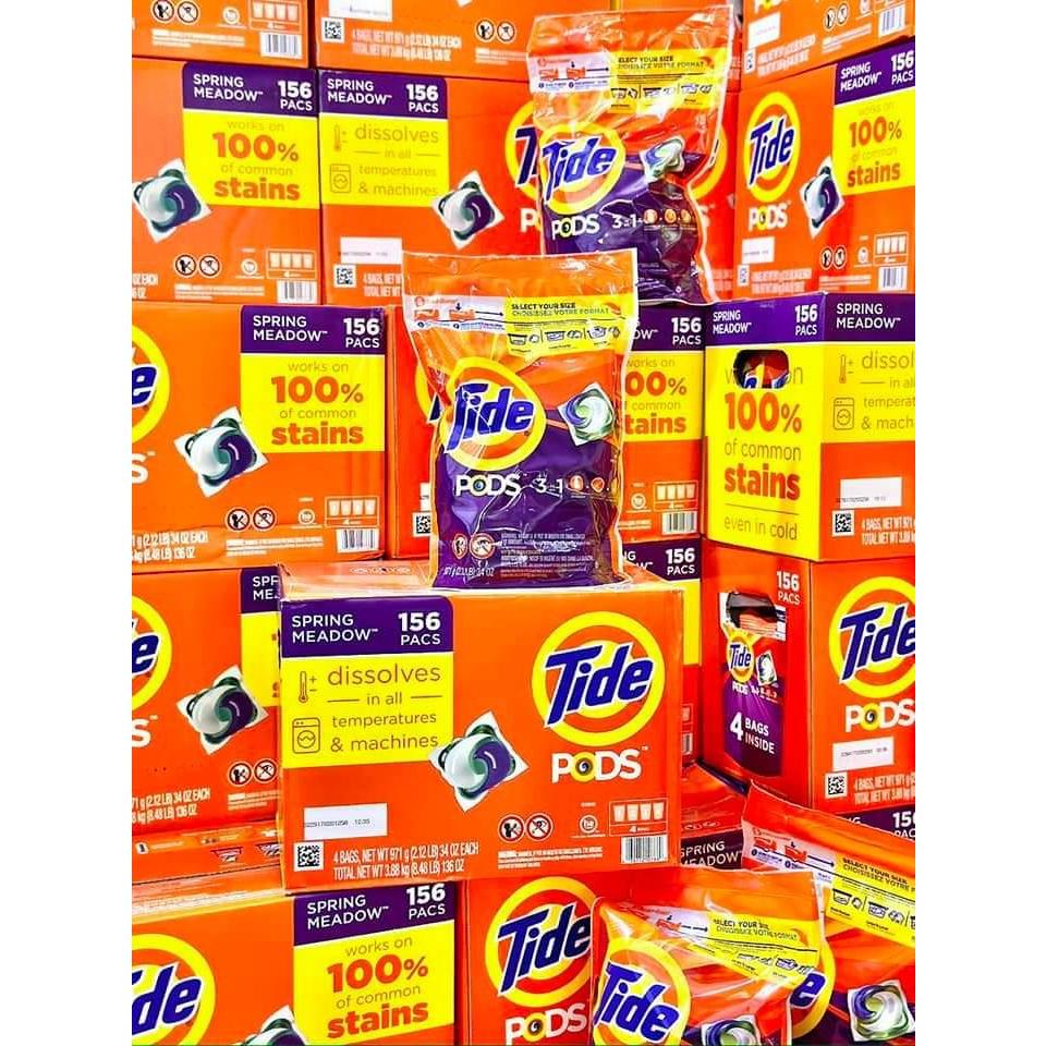Viên giặt tide pods 3in1 của Mỹ- bịch 39 viên