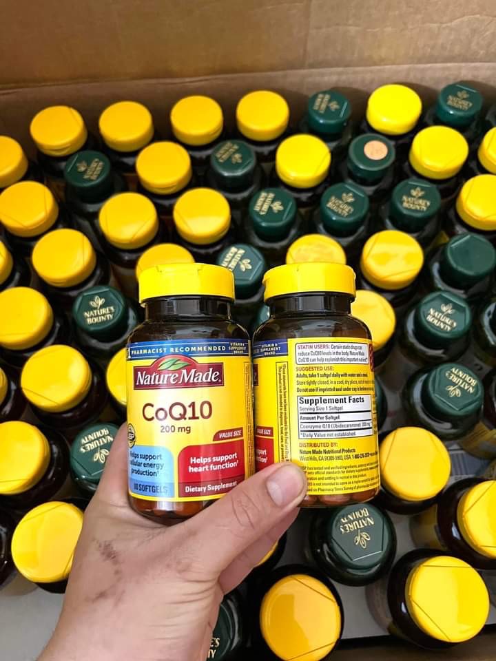 CHÍNH HÃNG MỸ] Viên Uống Nature Made CoQ10 100mg – Hỗ Trợ Năng Lượng Tế Bào Và Sức Khỏe Tim Mạch