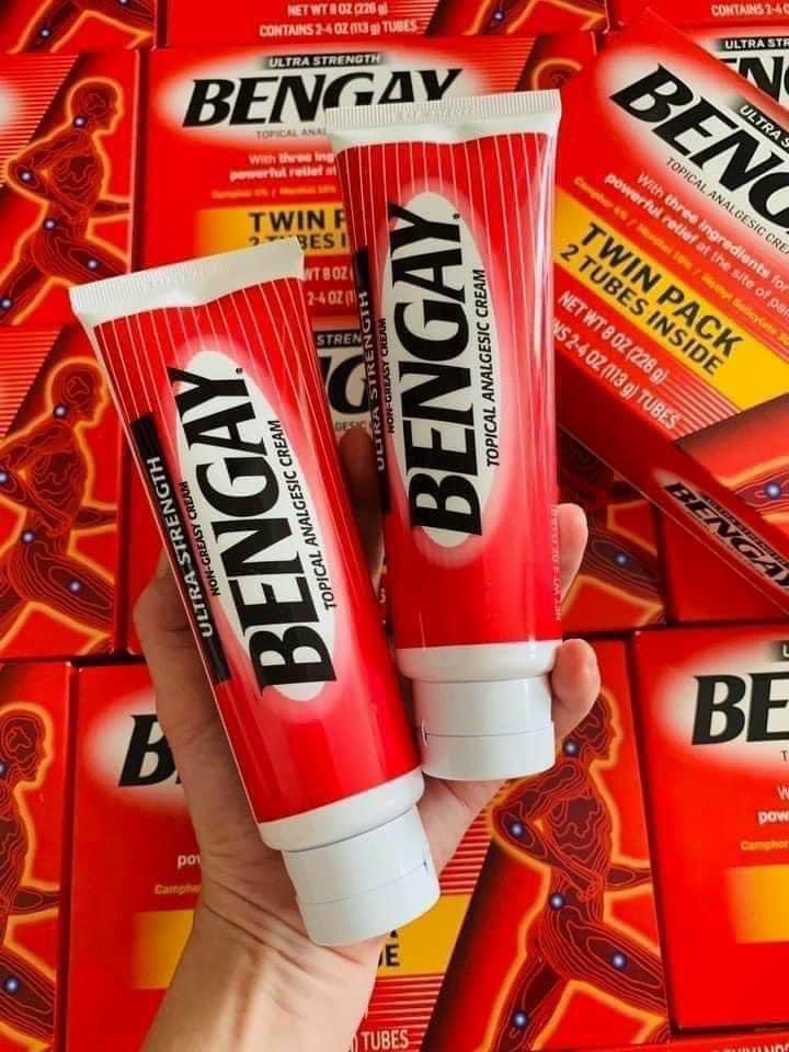 Kem xoa bóp BENGAY ULTRA STRENGTH củaMỸ- Hộp gồm 2 tuýp x 113g