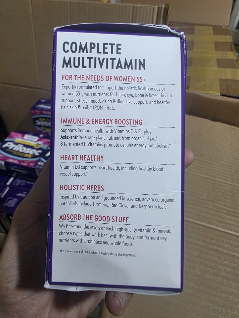 Vitamin Tổng Hợp Cho Phụ Nữ Trên 55 Tuổi New Chapter One Daily Every Woman's Multivitamin 55+ (96 Viên)
