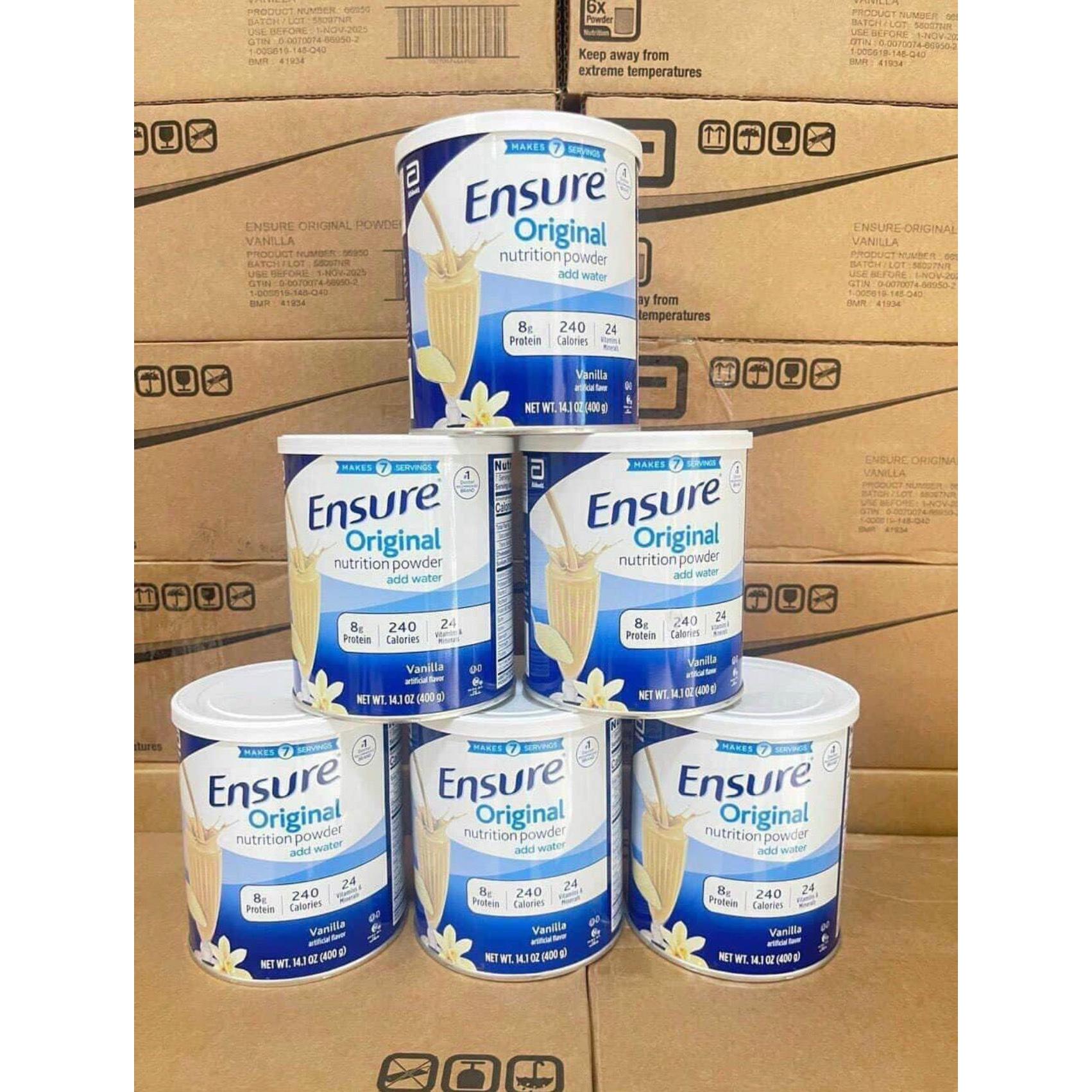 Sữa Ensure Original Nutrition Powder hương vani của Mỹ 400g