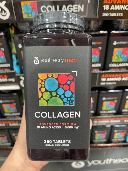 Collagen men youtheory 390 viên date như hình
