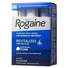 3 chai Rogaine mọc tó c men's foam nguyên hộp 3 chai. Date như hình