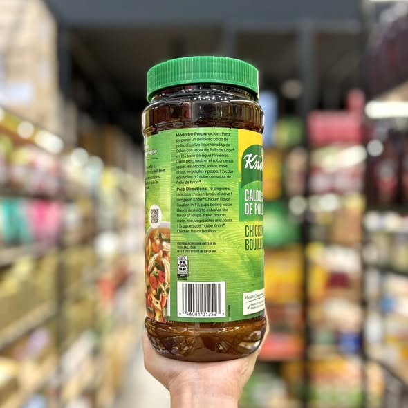 BỘT NÊM HẠT NÊM GÀ KNORR CALDO DE POLLO CHICKEN FLAVOR BOUILLON HỦ 1.14KG (1140G) CỦA MỸ