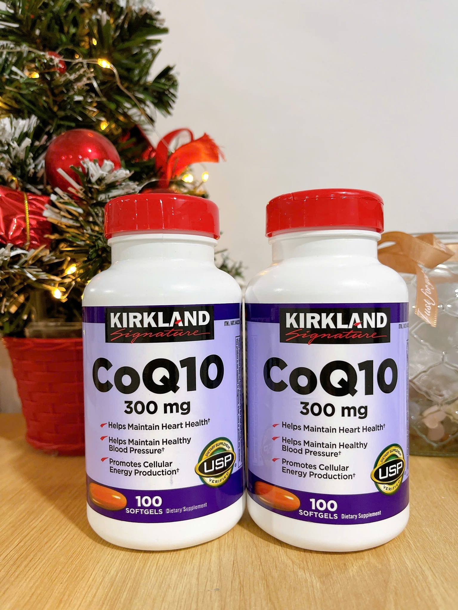 Thuốc bổ Mỹ tim mạch Kirkland CoQ10 300mg