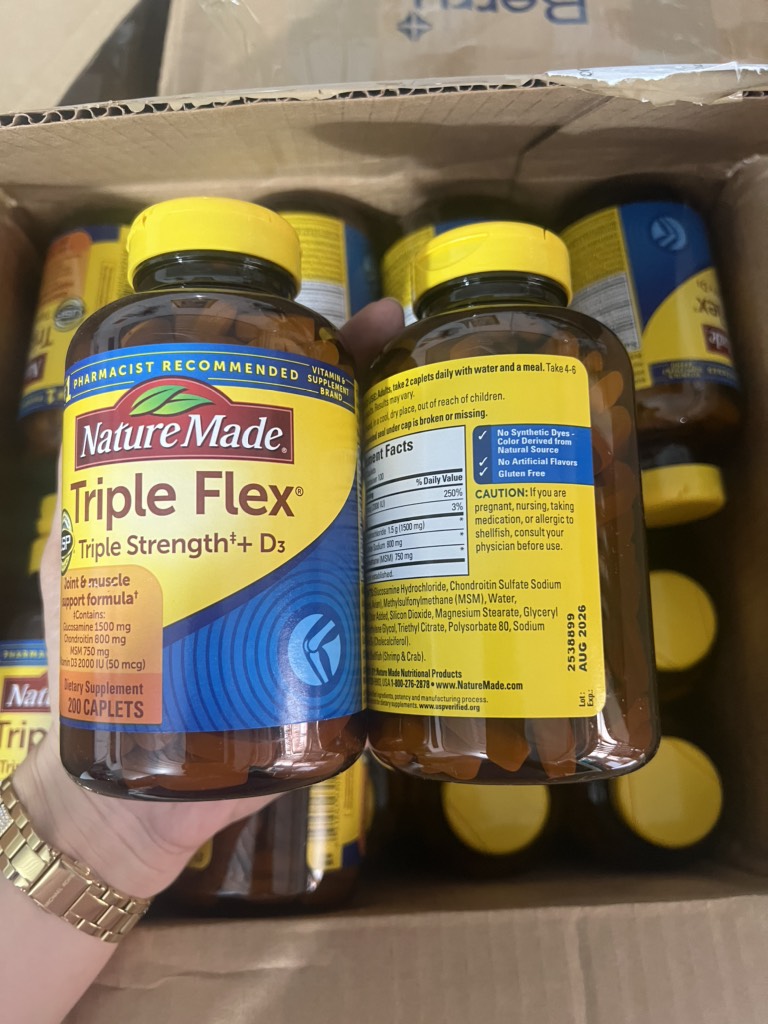 TPCN Bổ Xương Khớp Nature Made – Triple Flex 200 Viên