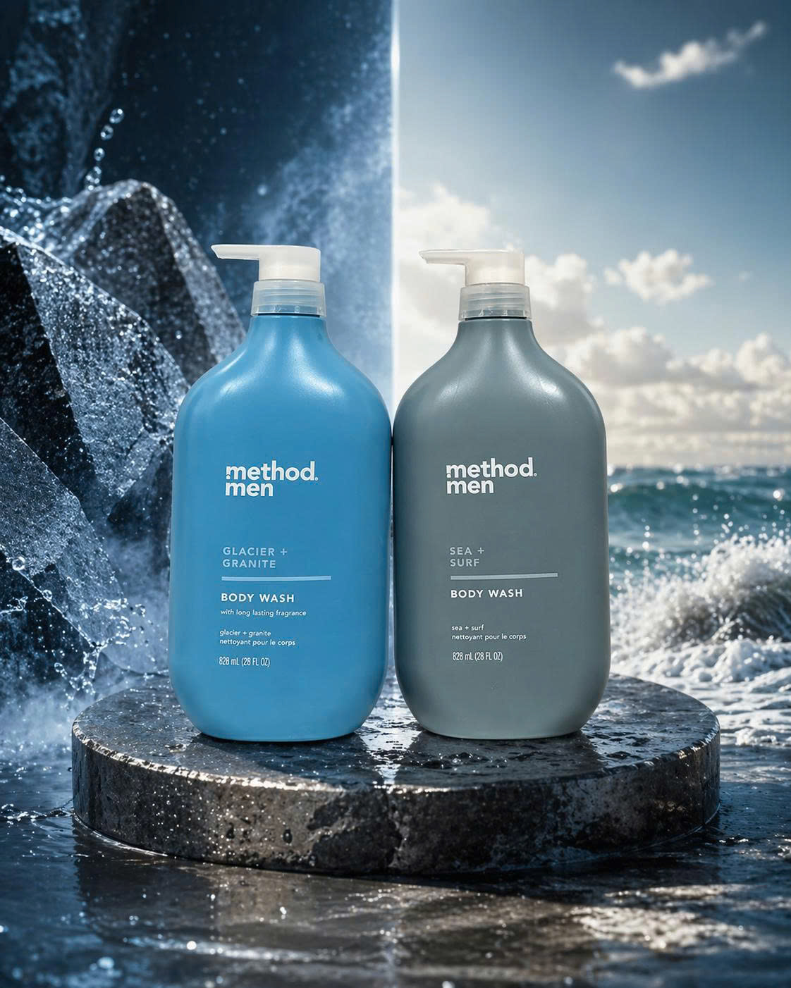 [CHÍNH HÃNG MỸ] Sữa Tắm Nam Method Men Body Wash - Hương Thơm Đẳng Cấp & Tươi Mát (828ml)