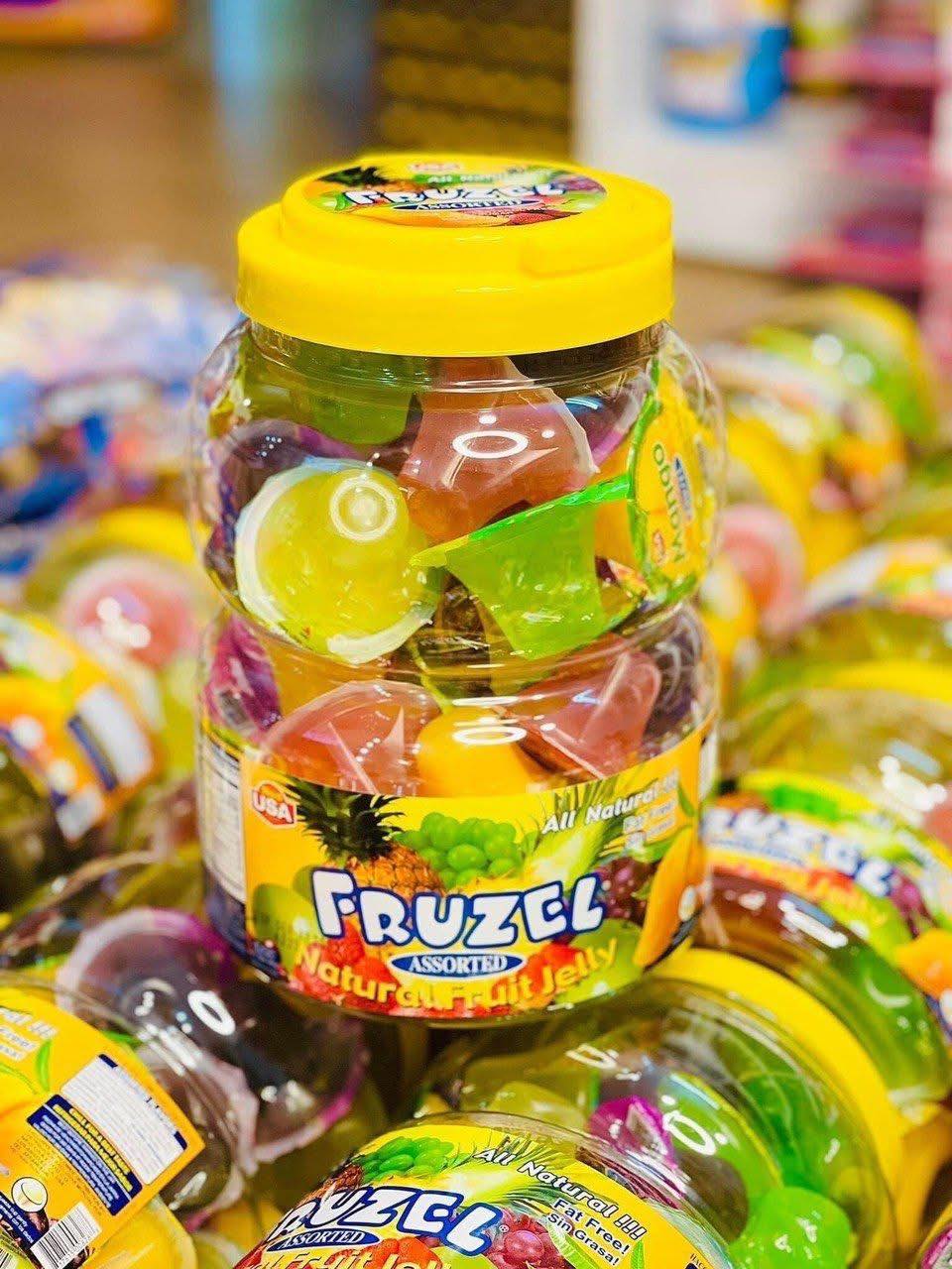 [CHÍNH HÃNG MỸ] Thạch Trái Cây Fruzel Assorted Natural Fruit Jelly – Thơm Ngon, Tự Nhiên, Không Chất Béo
