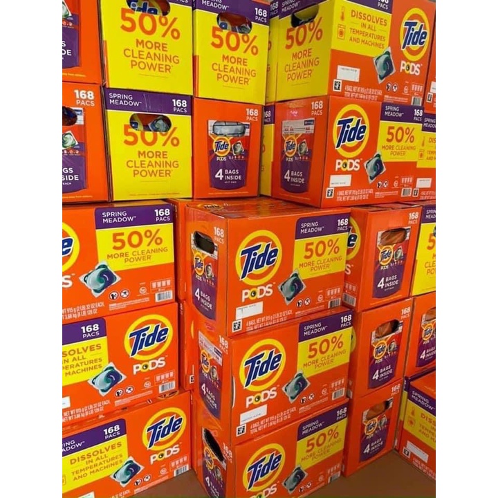 1 túi Viên Giặt Tide Pods 3-in-1 Spring Meadow 39 viên