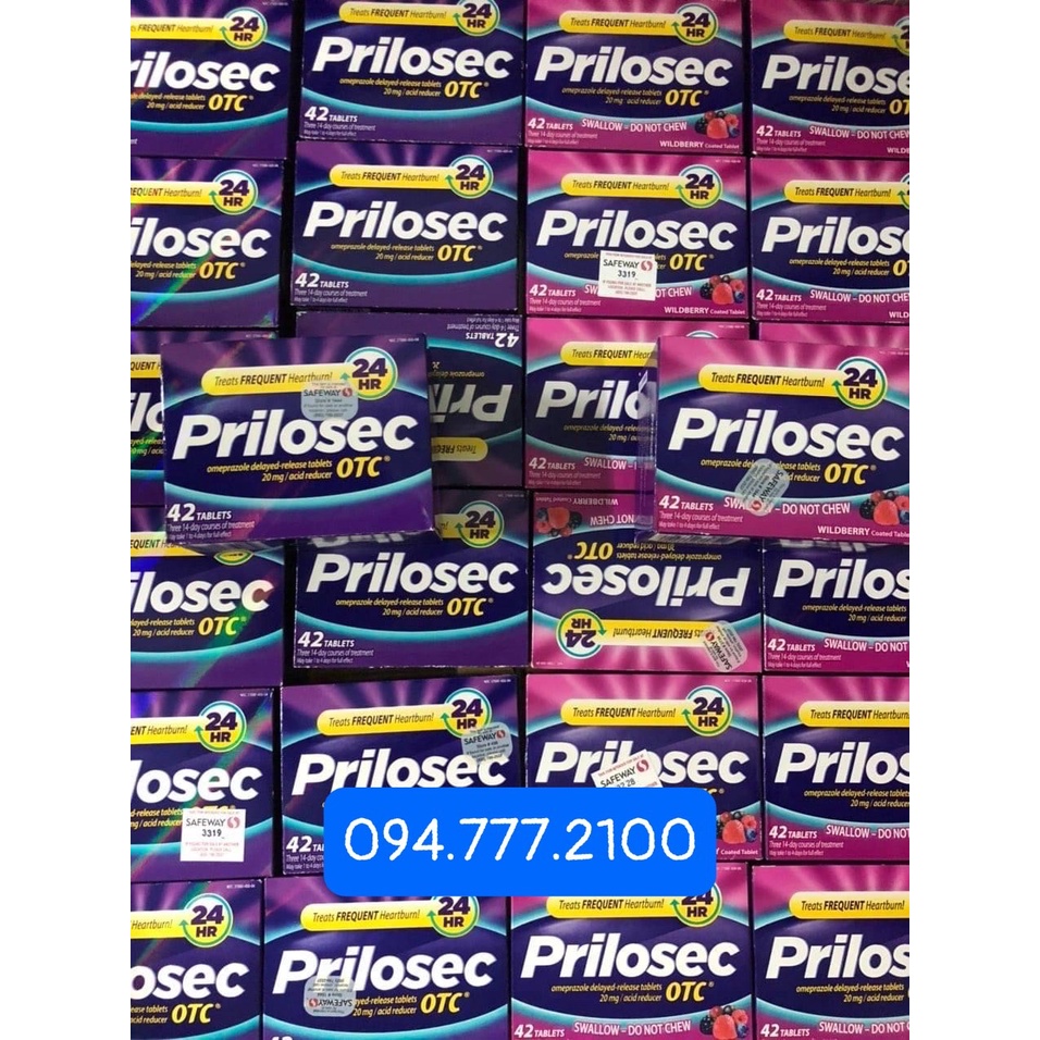Date 5/2025 Prilốsec otc 24hr (hộp 42 viên)