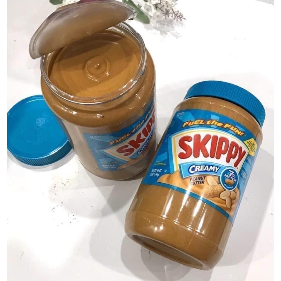 Bơ đậu Phộng Skippy Creamy Mịn 1.36kg - Mỹ USA