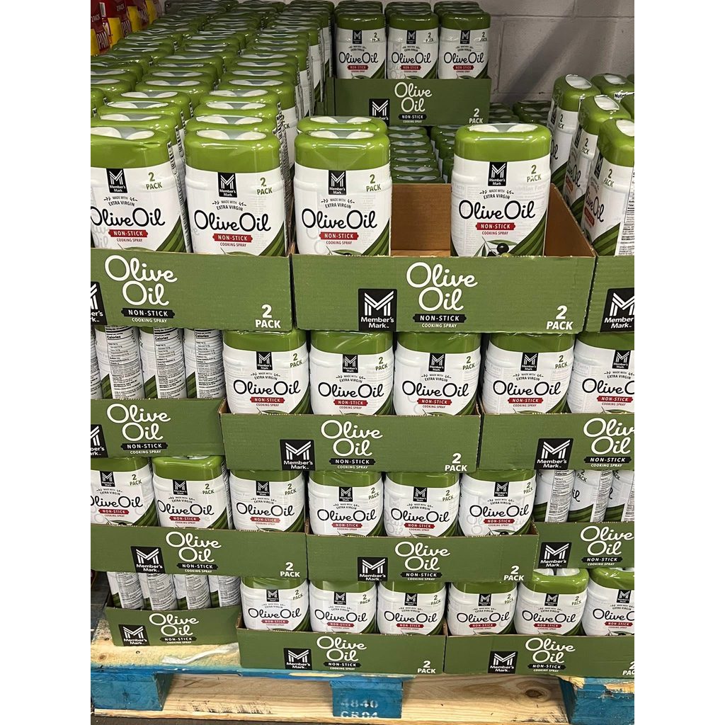 Dầu Xịt Olive Oil Member’s Mark Extra Virgin Non-Stick 1 Chai (198g) – Hàng Mỹ