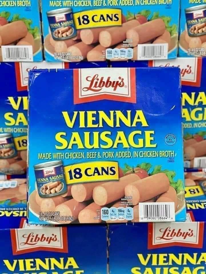 [LẺ 2 HŨ] Xúc Xích Libby Vienna Sausage Của Mỹ 130g