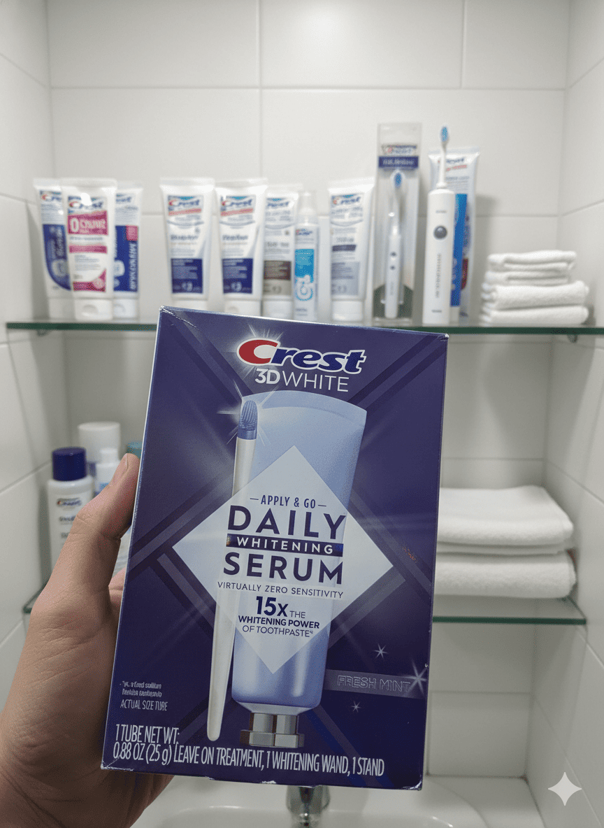 [CHÍNH HÃNG MỸ] Serum Trắng Răng Crest 3D White Daily Whitening Serum – Trắng Sáng Gấp 15 Lần
