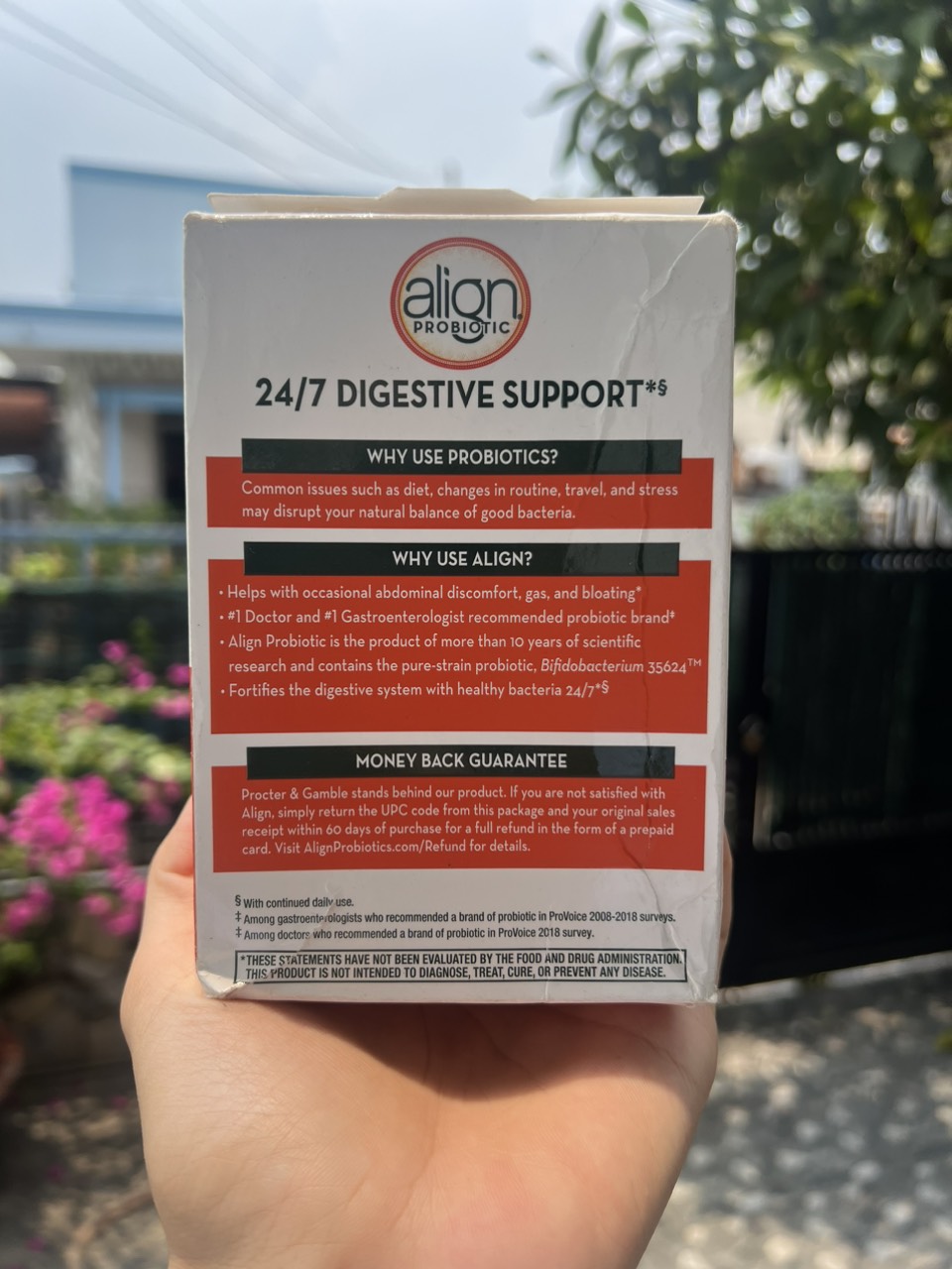 MEN VI SINH HỖ TRỢ TIÊU HÓA ALIGN PROBIOTIC 24/7 DIGESTIVE SUPPORT HỘP 42 VIÊN CỦA MỸ