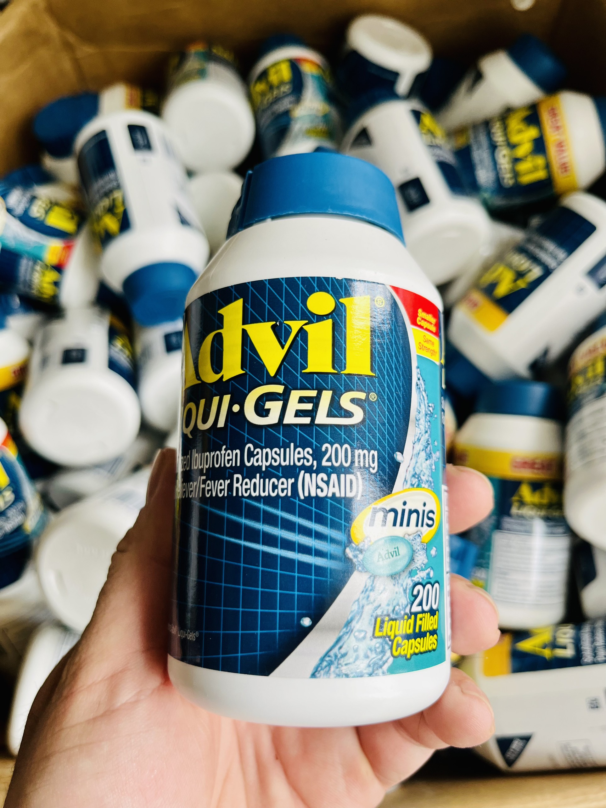 Viên giảm đau hạ sốt Advil Liqui Liqui-Gels 160 Viên của Mỹ