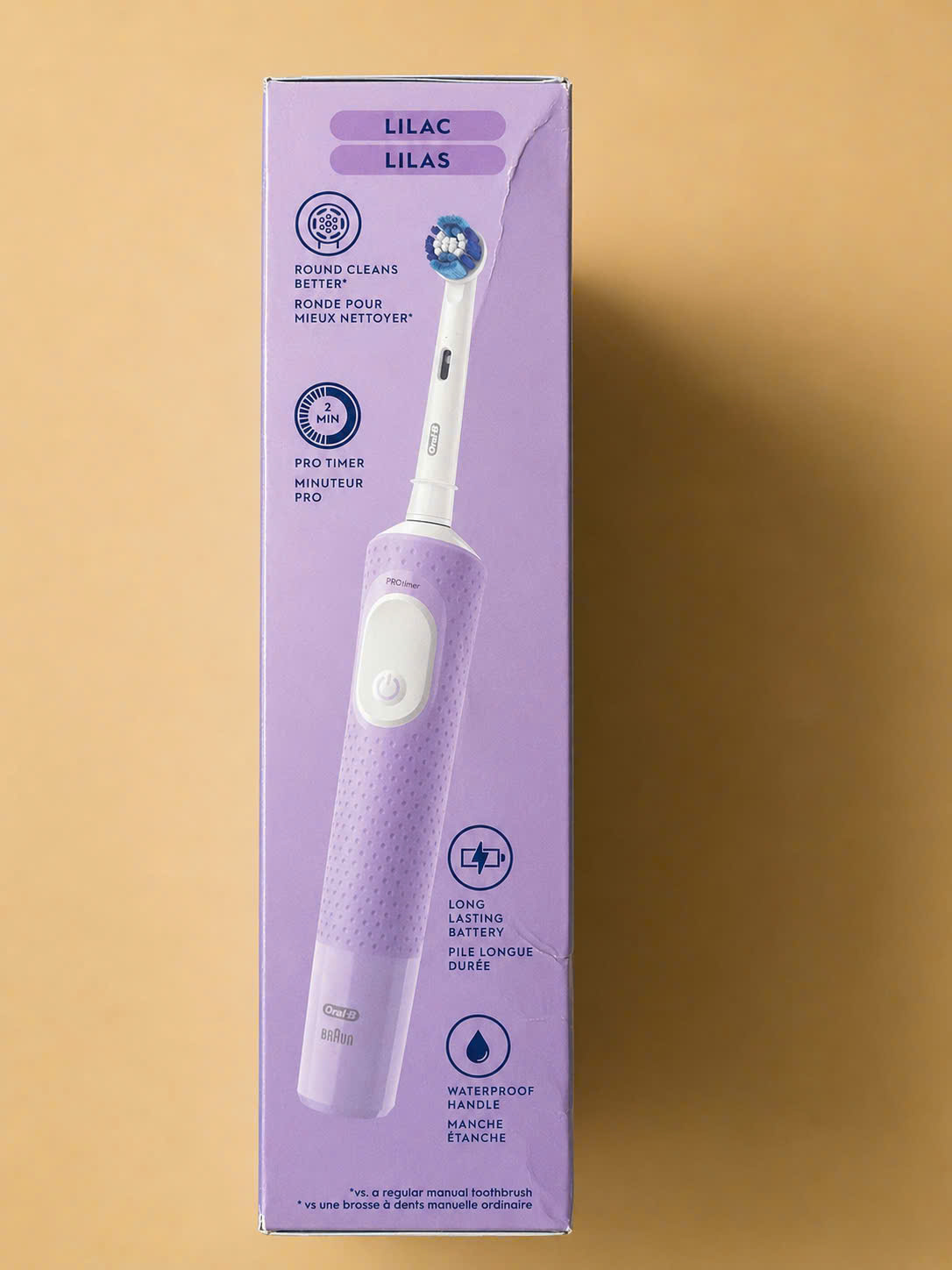 Bàn Chải Đánh Răng Điện Oral-B PRO 500+ Dòng Cao Cấp (Tặng Kèm 2 Đầu Bàn Chải)