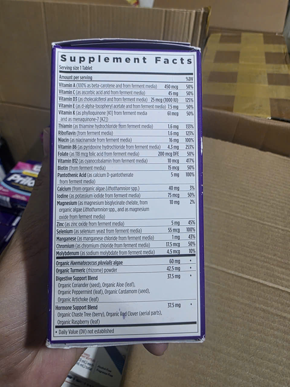 Vitamin Tổng Hợp Cho Phụ Nữ Trên 55 Tuổi New Chapter One Daily Every Woman's Multivitamin 55+ (96 Viên)