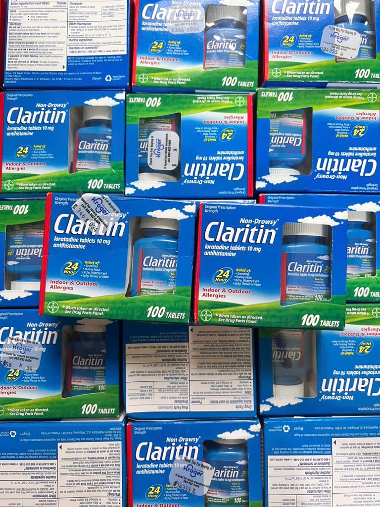 Thuốc Hỗ Trợ Dị Úng Claritin Non-Drowsy 24 Hour – Hộp 100 Viên