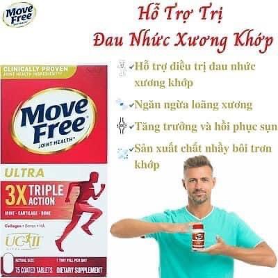 Viên Uống Bổ Khớp Move Free Ultra Triple Action – Hộp 75 Viên