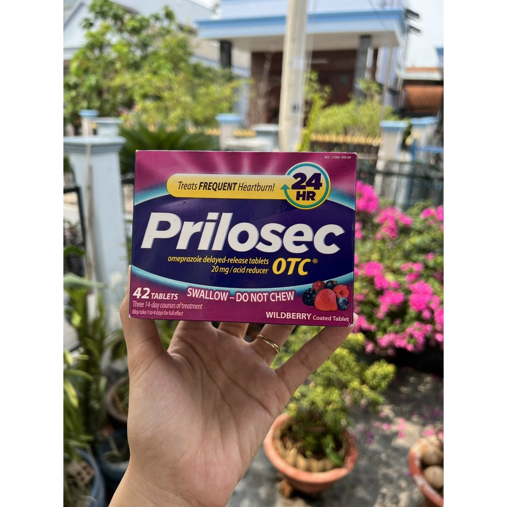 Date 5/2025 Prilốsec otc 24hr (hộp 42 viên)