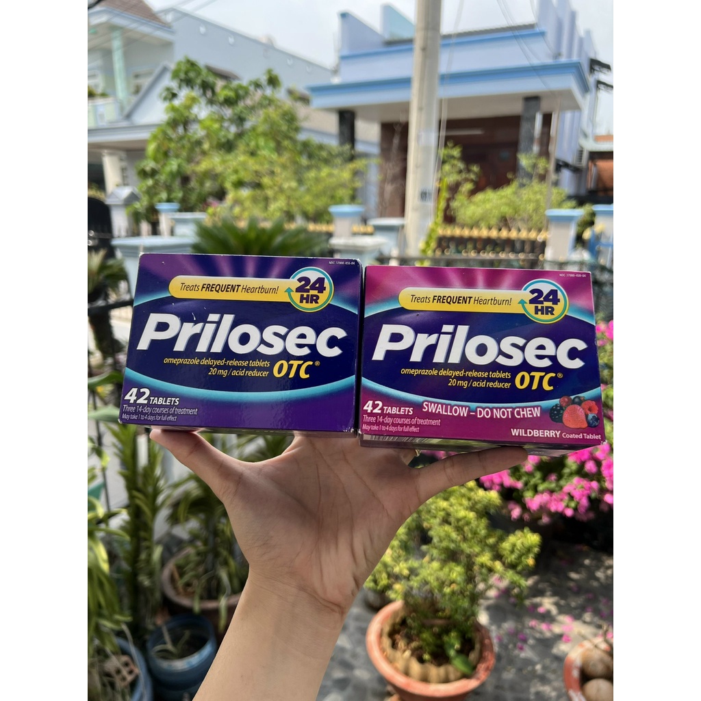 Date 5/2025 Prilốsec otc 24hr (hộp 42 viên)