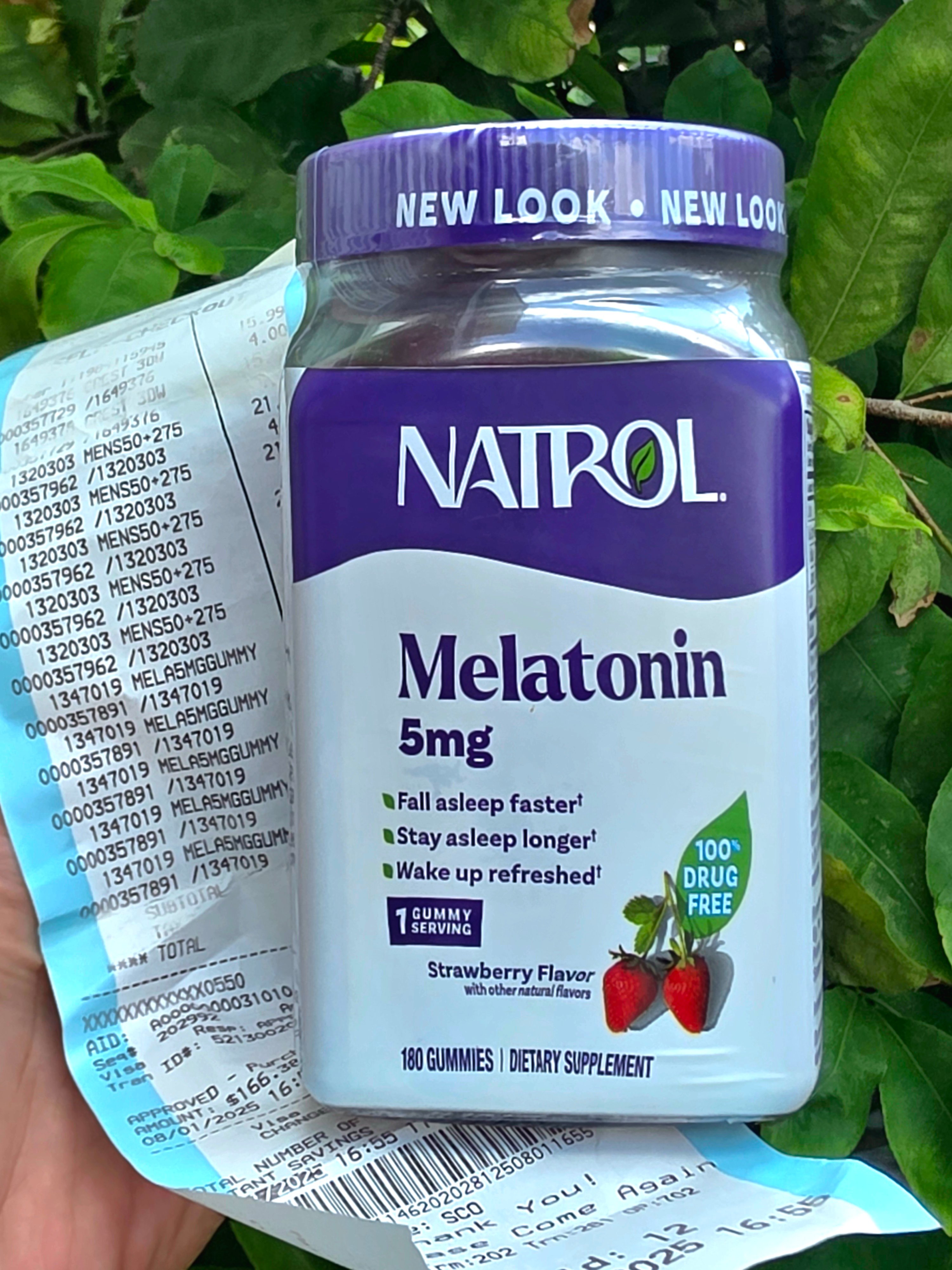 Kẹo dẻo giúp ngủ ngon Natrol Gummies Melatonin 5mg 180 viên