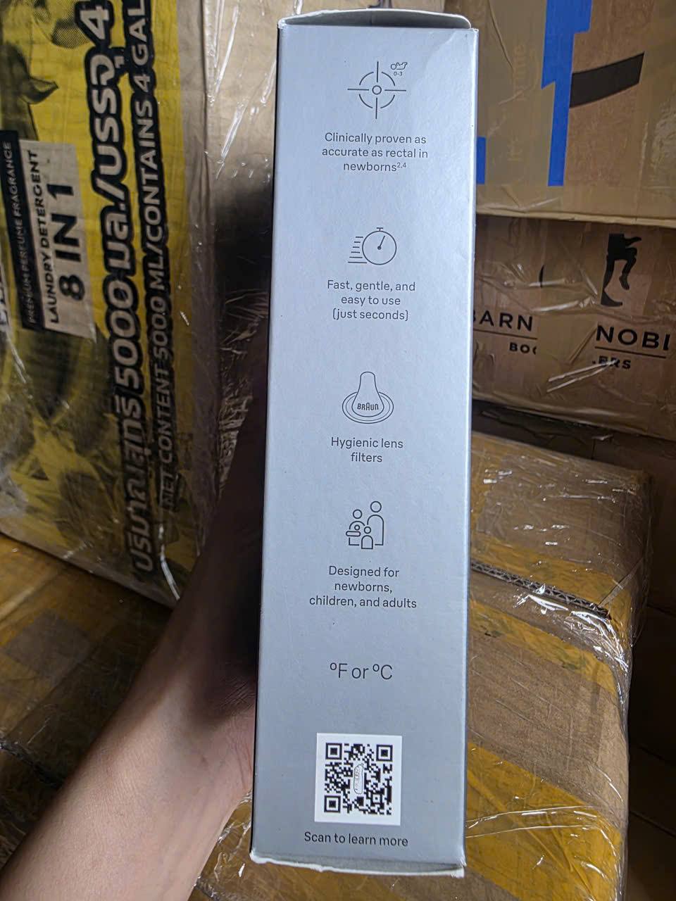 Nhiệt Kế Đo Tai Hồng Ngoại Braun ThermoScan 7 (Model IRT6520) HÀNG XÁCH TAY