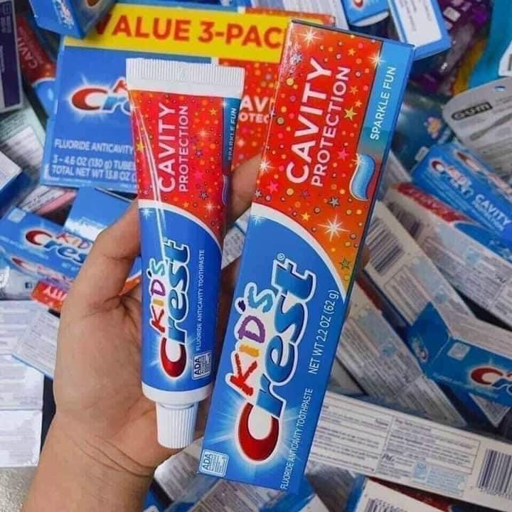 [HCM] 1 tuyp Kem đánh răng trẻ em Crest Kid’s Cavity Protection [Hàng Mỹ]