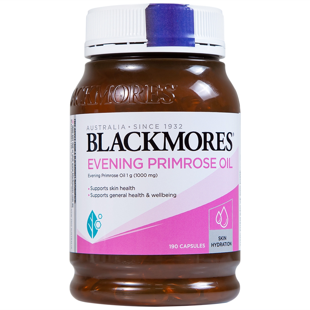 Tinh dầu hoa Anh Thảo Blackmores Evening Primrose Oil Úc, 190 viên