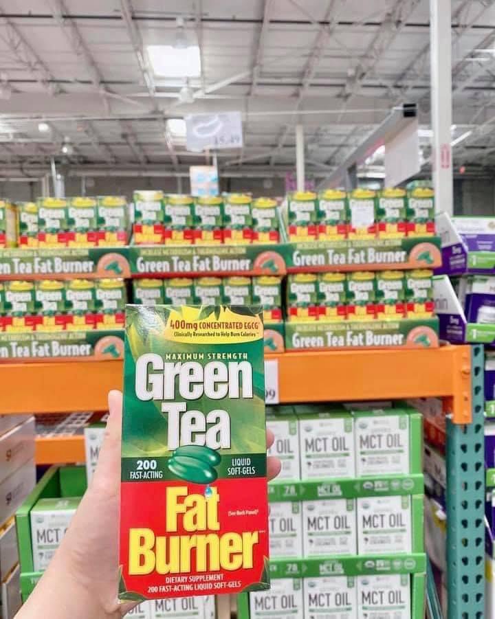 hộp 200 viên Uống Giảm Cân Trà Xanh Green Tea Fat Burner - fatburner