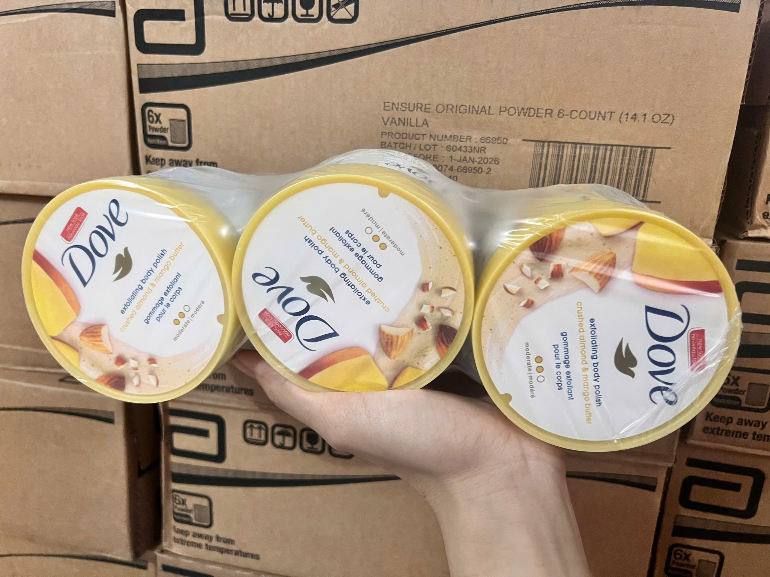 [Bản Mỹ] Tẩy Da Chết Toàn Thân Dove 298g HẠNH NHÂN CỦA MỸ