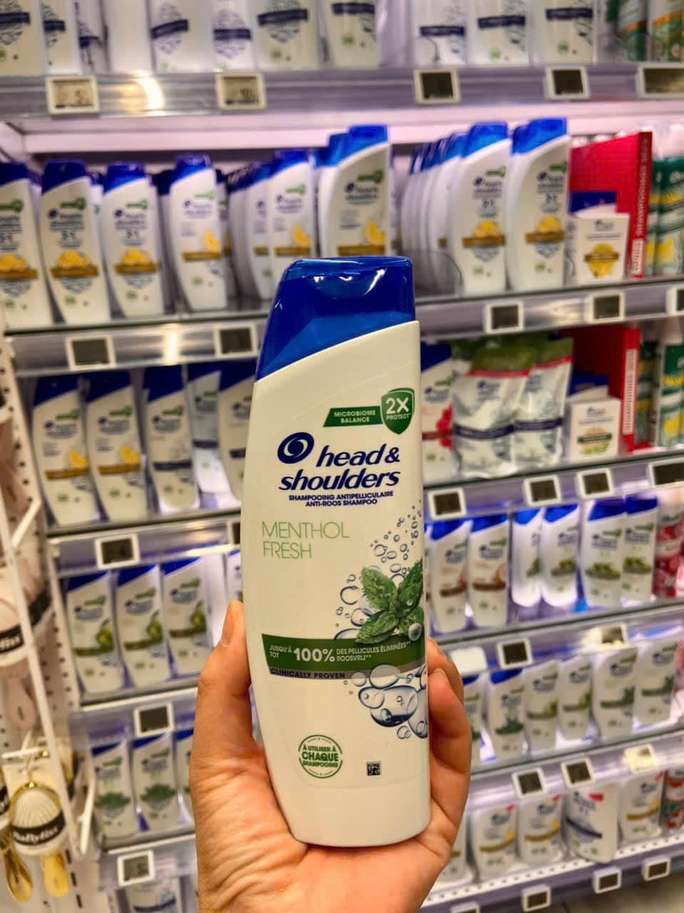 Dầu gội head & shoulder của Pháp hương bạc hà mát lạnh 360ml