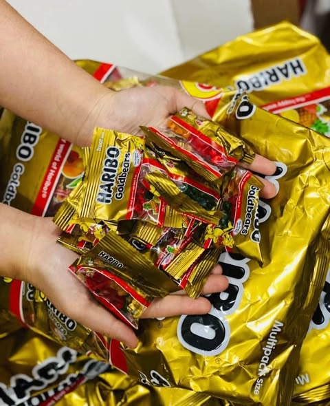 BỊCH LỚN DATE XA HÀNG USA - KẸO DẺO HARIBO GOLDBEARS 125 gói 1.42kg