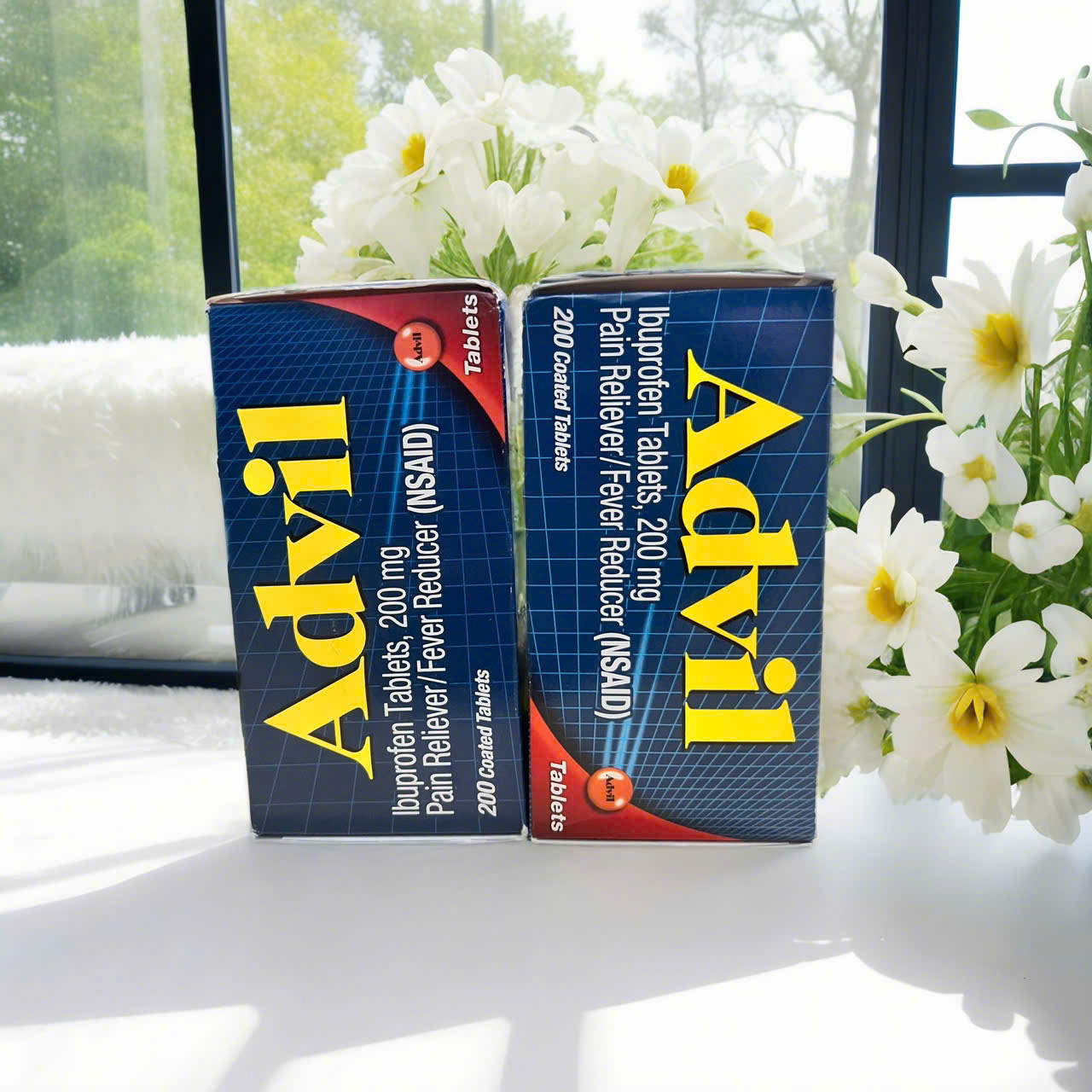 [CHÍNH HÃNG MỸ] Viên Nén Giảm Đau Hạ Sốt Advil Ibuprofen 200mg – Hộp 200 Viên
