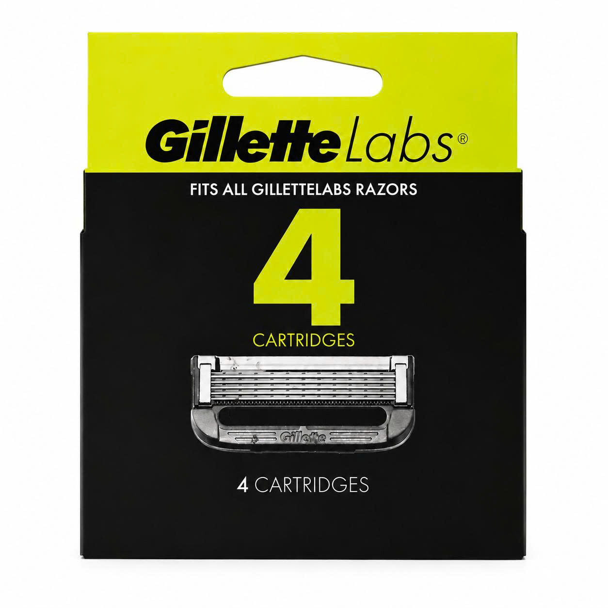 [HÀNG MỸ] Hộp 4 Đầu Lưỡi Dao Cạo GilletteLabs Cartridges Cao Cấp