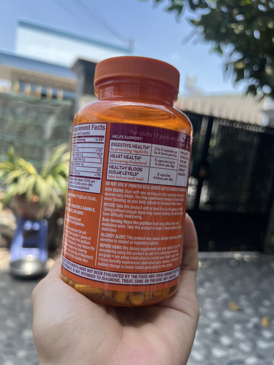 Viên bổ sung chất xơ 300 viên MetaMucil Fiber Supplement