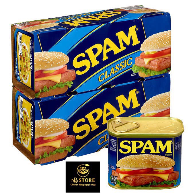 🥩 THỊT HỘP SPAM CLASSIC HORMEL LỐC 8 HỘP ĐẠI TIẾT KIỆM CỦA MỸ