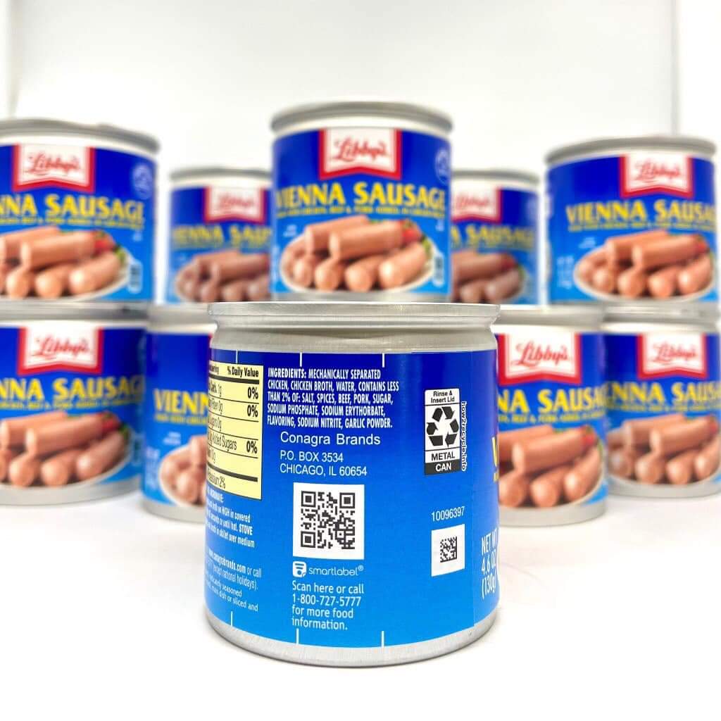 [LẺ 2 HŨ] Xúc Xích Libby Vienna Sausage Của Mỹ 130g