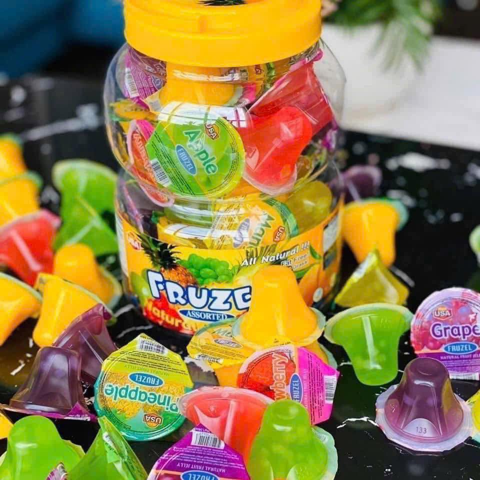 [CHÍNH HÃNG MỸ] Thạch Trái Cây Fruzel Assorted Natural Fruit Jelly – Thơm Ngon, Tự Nhiên, Không Chất Béo